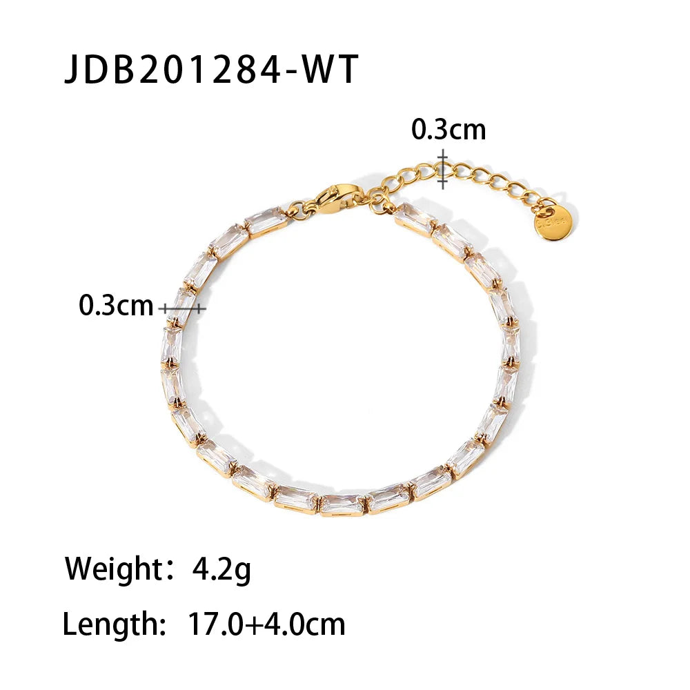 Uworld 316l Stainless Steel Natural Pearl Chain Bracelet Bangle for Women Elegant Fashion Jewelry Bijoux Waterproof Party Gift