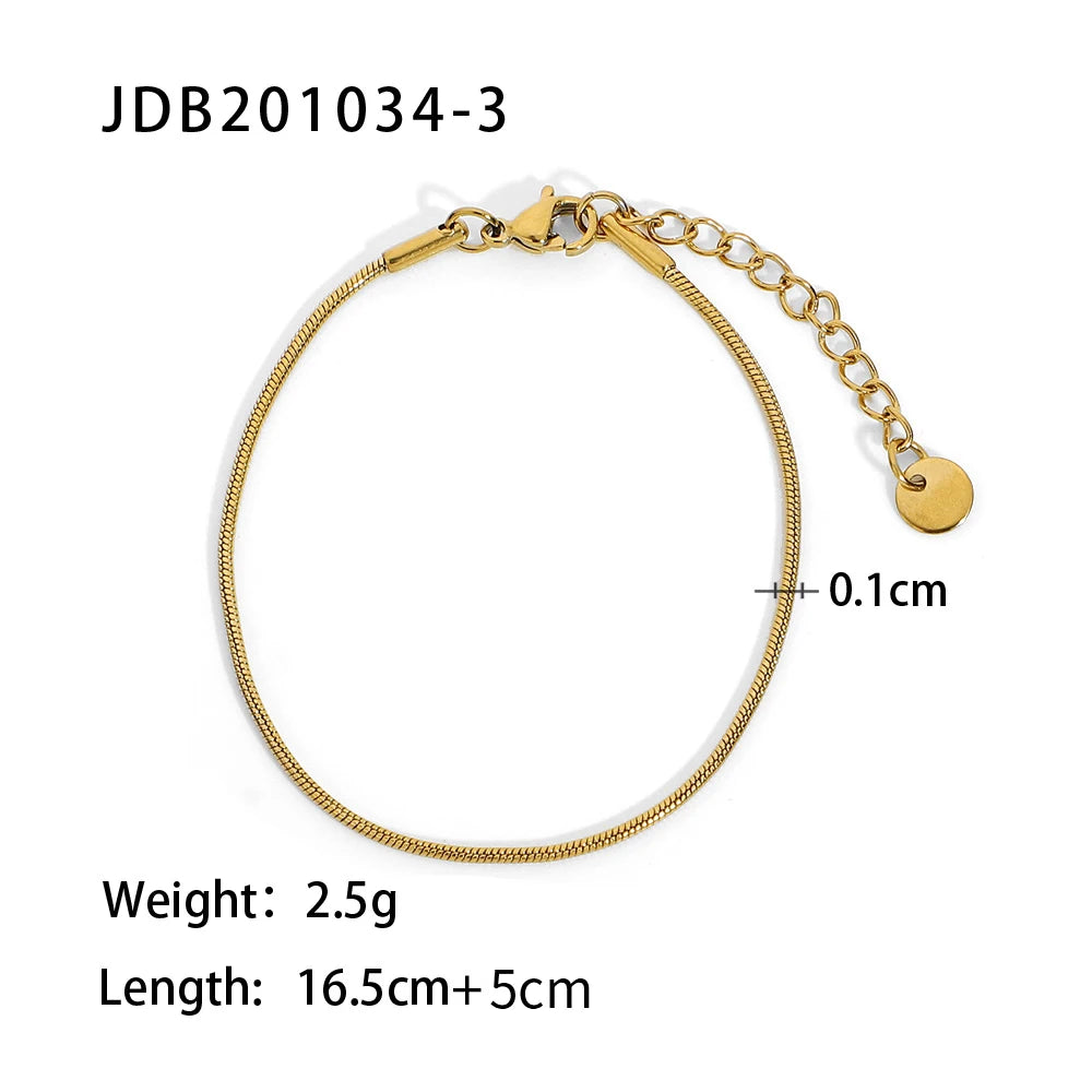 Uworld 316l Stainless Steel Natural Pearl Chain Bracelet Bangle for Women Elegant Fashion Jewelry Bijoux Waterproof Party Gift