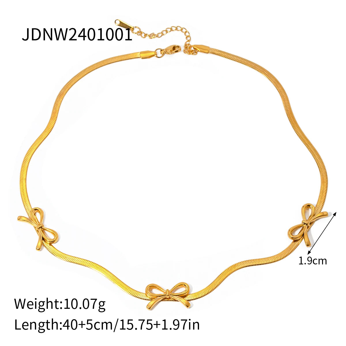 Uworld Dainty Stainless Steel Snake Chain Choker Necklace Earring 18K PVD Plated Silver Layering Custom Gift Unique Daily Jewelr