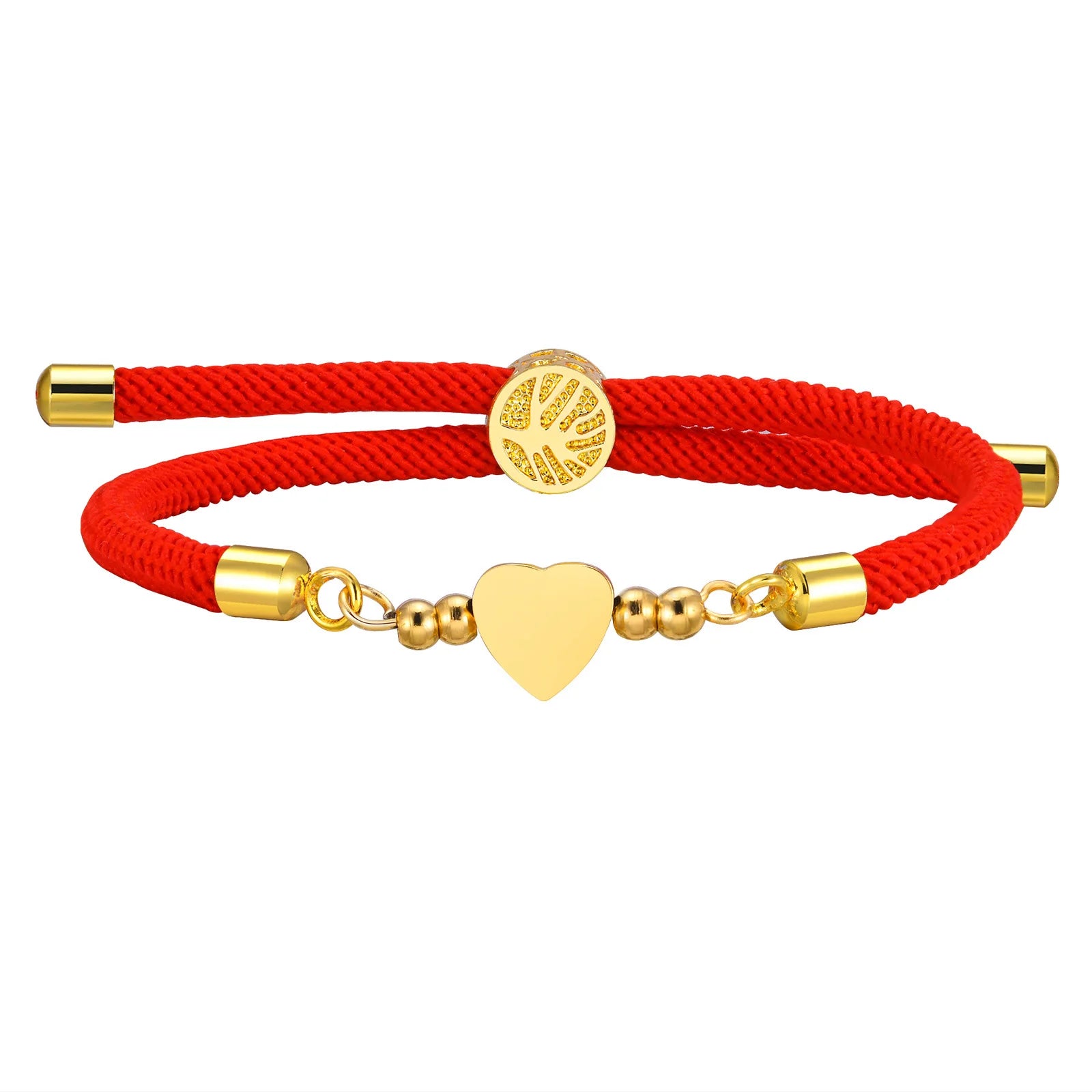 Nautical Woven Friendship Milan Rope Heart Bracelet,Handmade Wrap String Stainless Steel Beaded with Tree of Life Bracelets