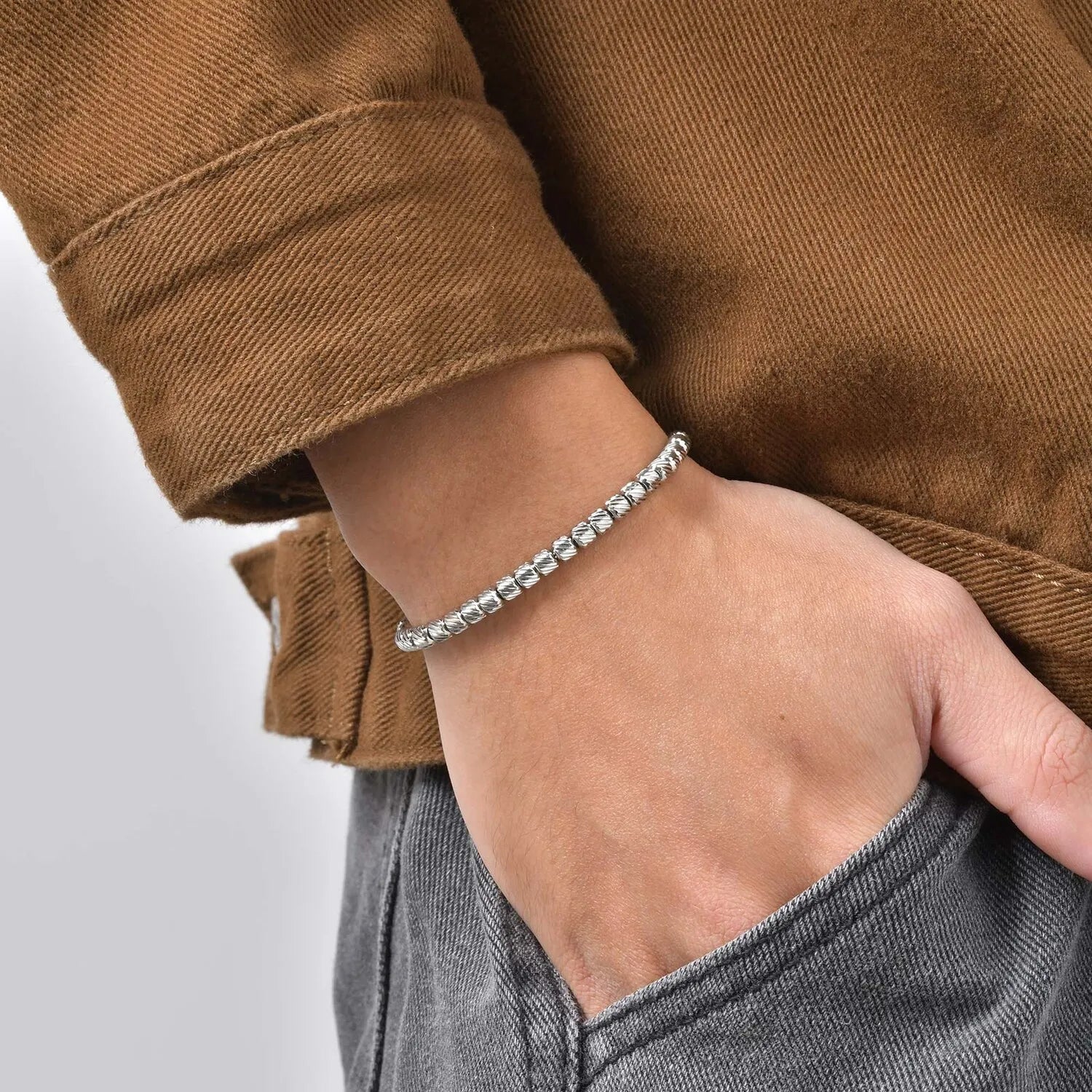 Beaded Bolo Bracelets, Tarnish Free Gold Plated Stainless Steel Adjustable,relationship Bracelets for His and Her Couple Jewelry