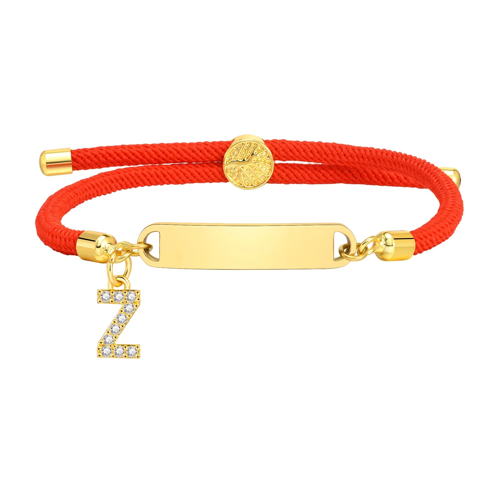 Free Custom Name Bracelet Initial A-Z Letter Pendant Personalized Engraved Name Bangles for Couple Anniversary Jewelry Gift