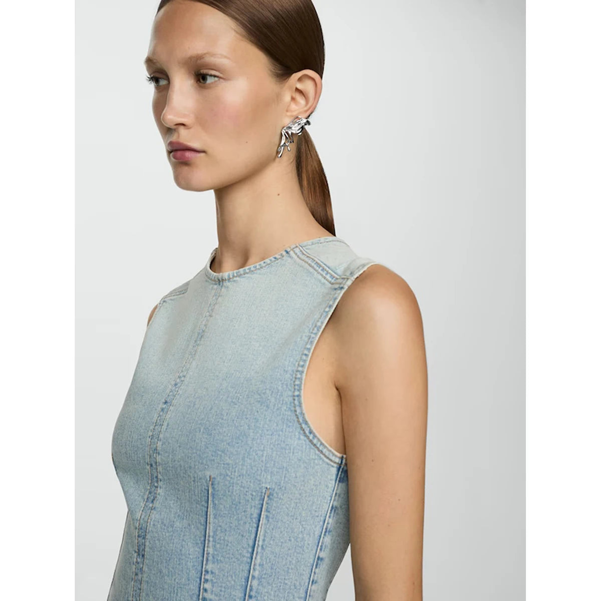 Uworld Exquisite Stainless Steel Butterfly Asymmetrical Earrings Hypoallergenic Waterproof Silver Color Fashion Jewelry Gift