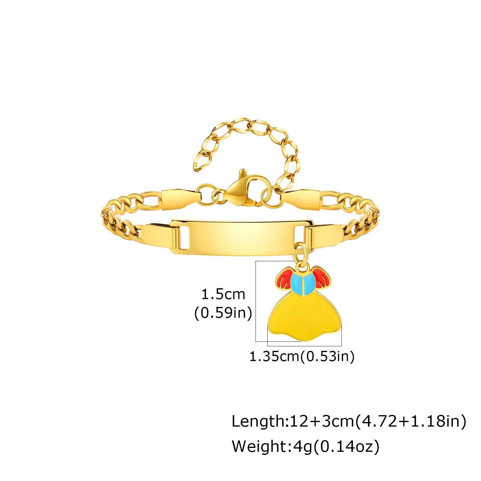 Cute Free Customized Name Bracelet for Baby,Birthday Anniversary Personalized Link Chain Bracelets,A Gift of Love from Parents