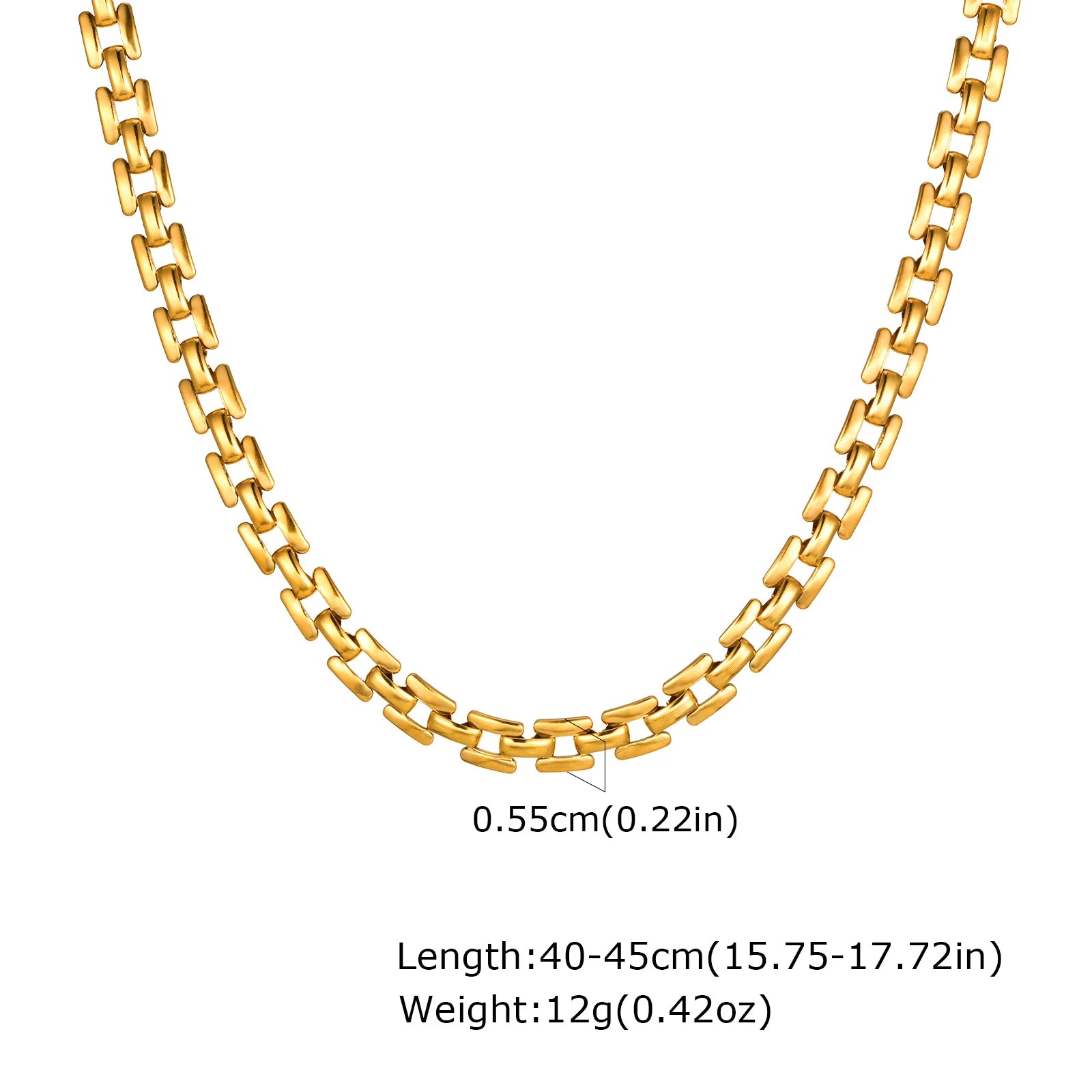 Mesh Chain Link Drop Dangle Earrings for Women, Long Link Earring, Minimalist Stainless Steel Hiphop Jewelry