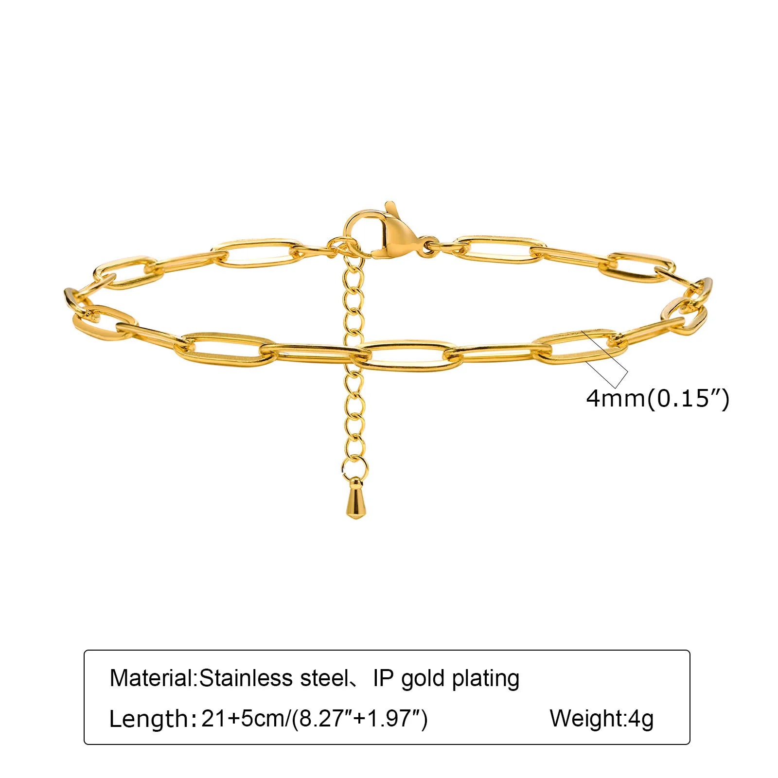 Stainless Steel Pearl Anklets Bracelet for Women, 18k Gold Plated  Foot Chain Adjustable Stackable Bracelets on Leg Jewelry