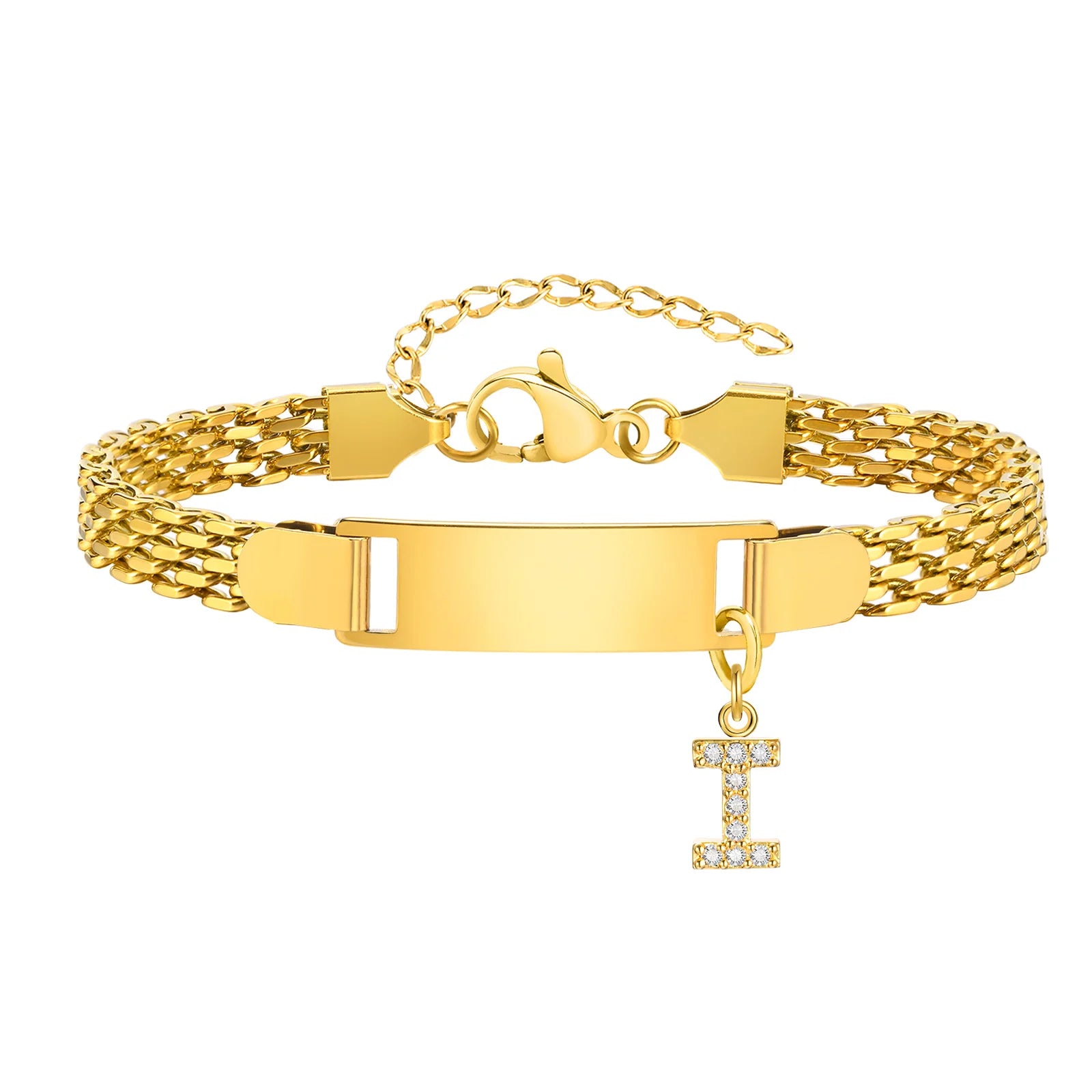 Free Custom Name Date Bracelet for Baby Women,Initial A-Z Letter Pendant Watch Strap Bracelets,Personalized Jewelry Gift